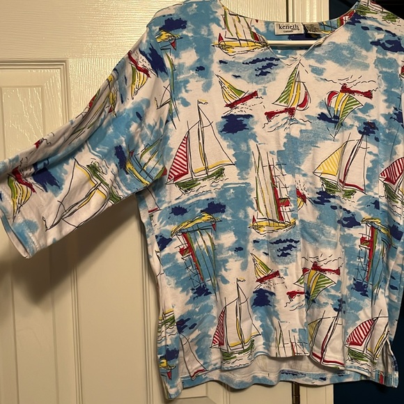 3/4 sleeve pullover shirt - Picture 4 of 5